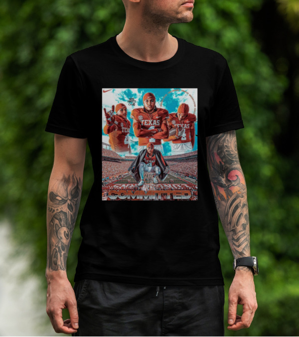 Texas Longhorns Graceson Littleton Committed Football T-Shirt