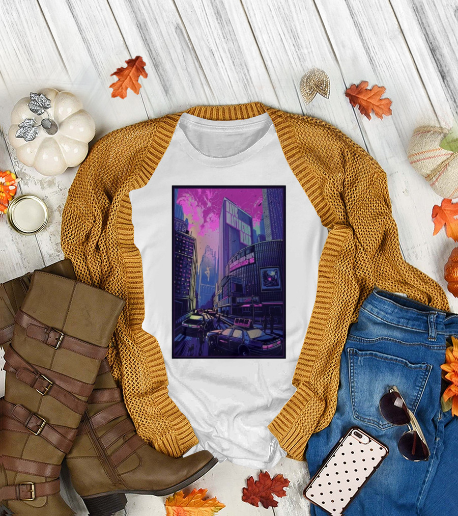 Dave Matthews Band MSG New York City Concert November 22 2024 Urban Skyline Taxi T-Shirt