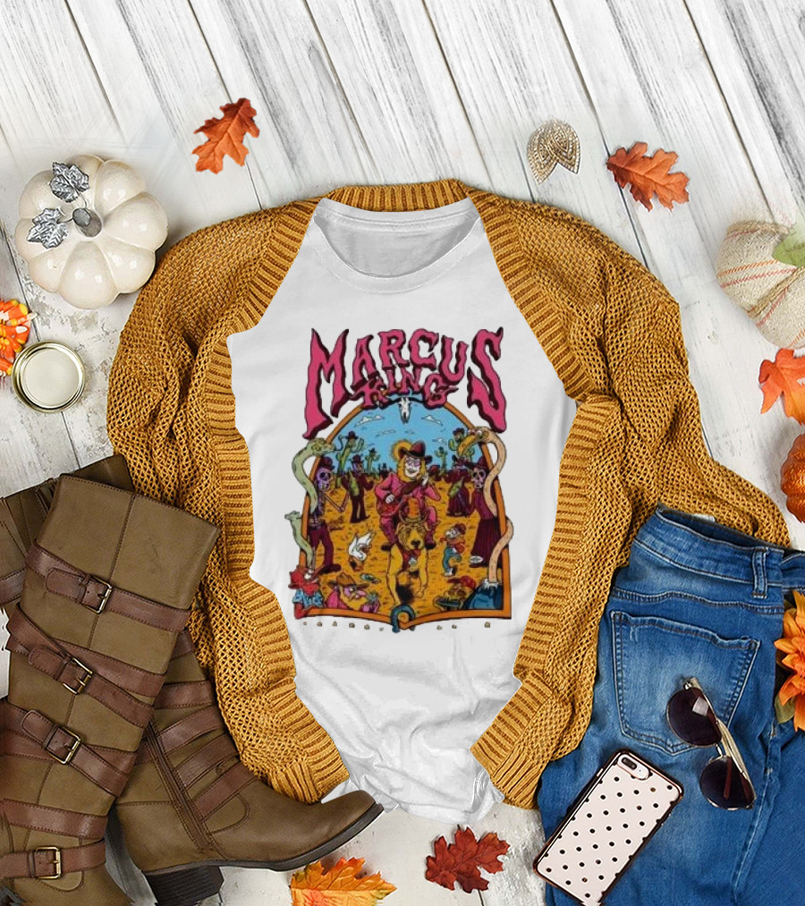Marcus King Wild West Adventure with Cowboys and Skeletons T-Shirt