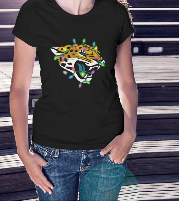 Jacksonville Jaguars Holiday Lights T-Shirt