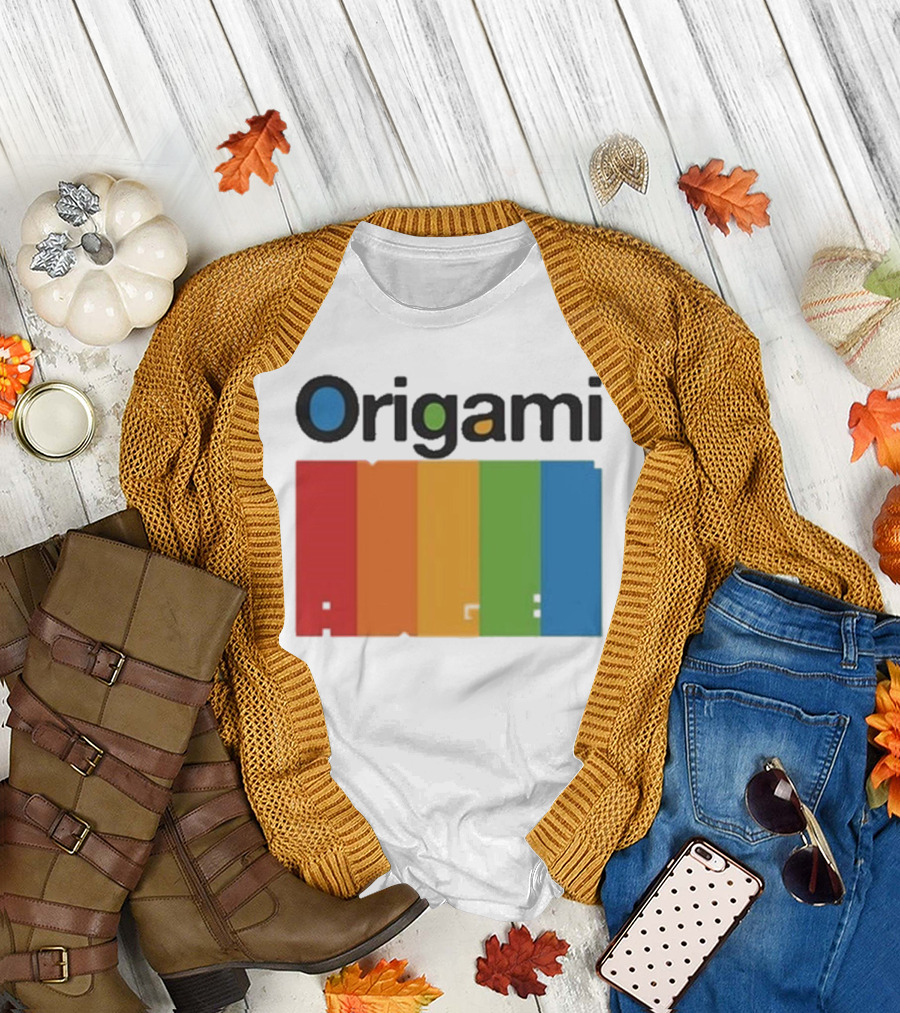 Origami Spectrum Rainbow Blocks T-Shirt