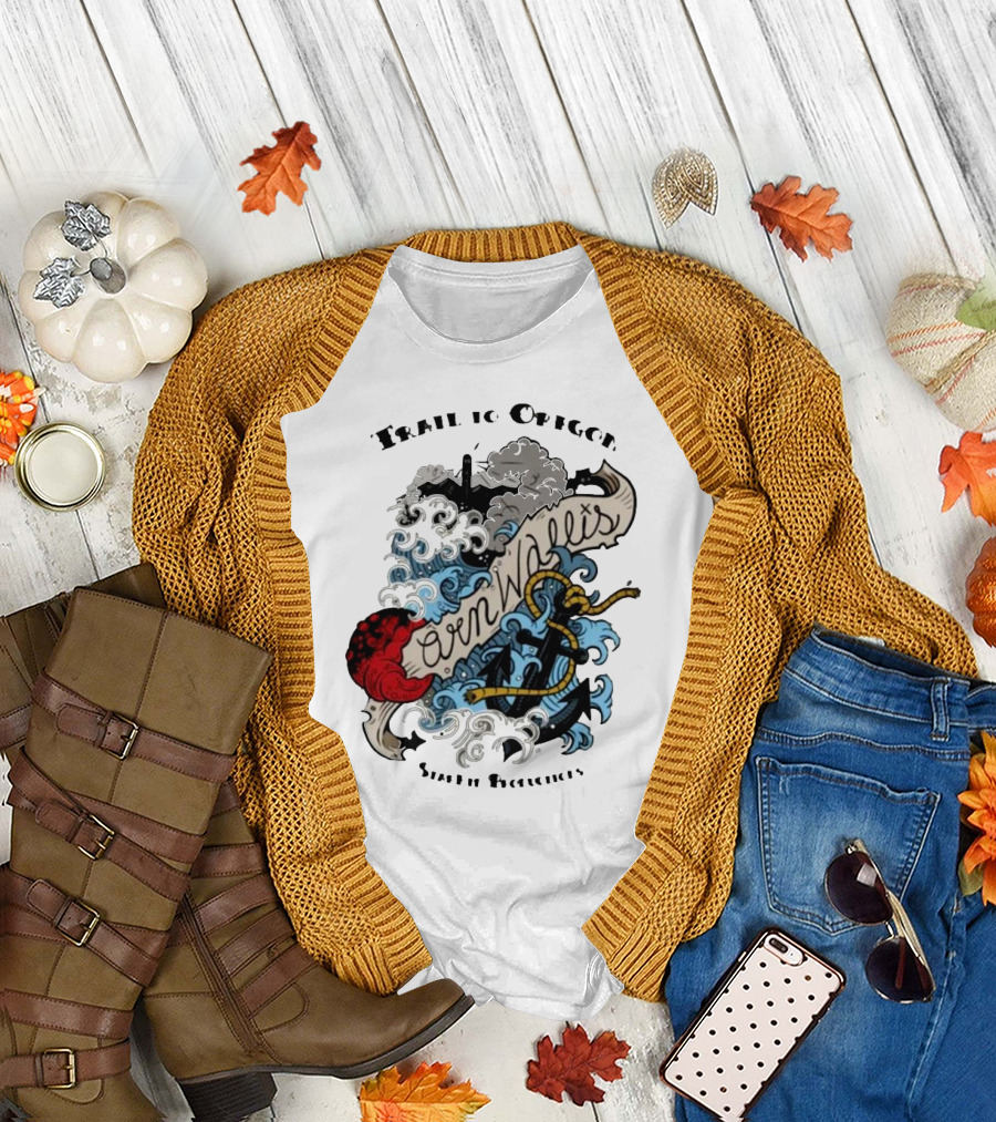 Trail to Oregon Cornwallis Ship Features T-Shirt