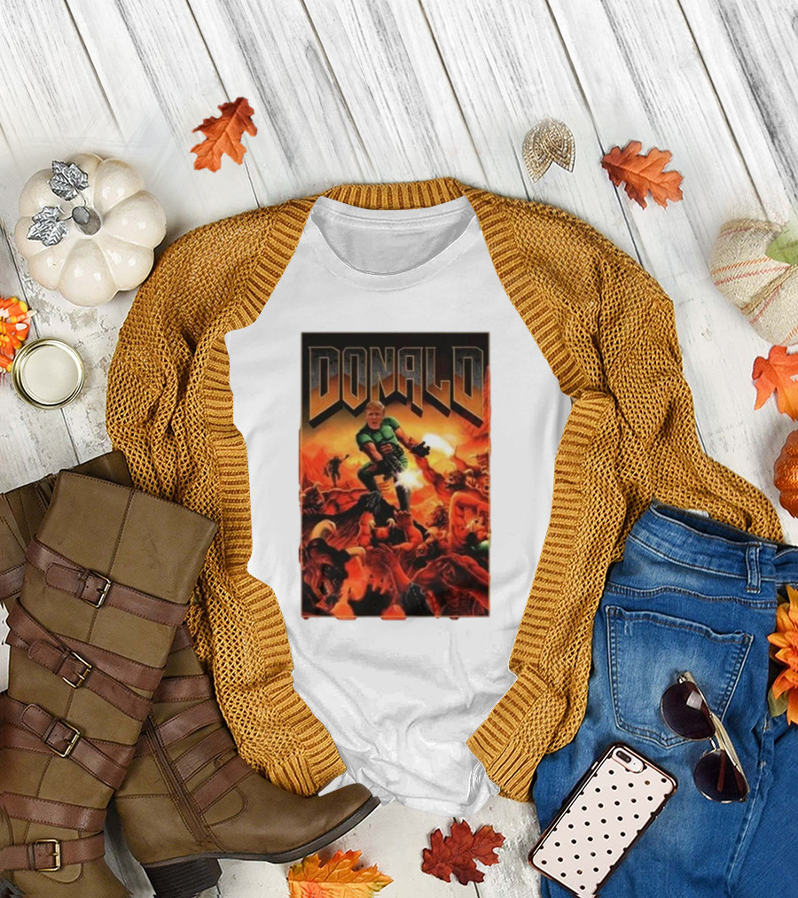 Jamesklug Donald Doom Slayer T-Shirt