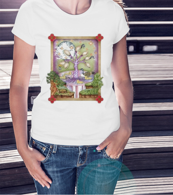 Crumbtheband Crumb Amama Enchanted Tree And Celestial Harmony T-Shirt
