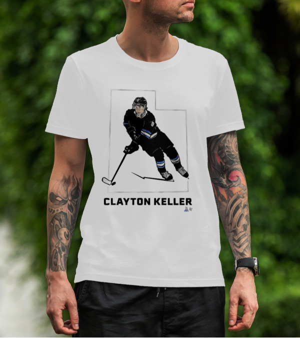 Clayton Keller Hockey Star In State Outline T-Shirt