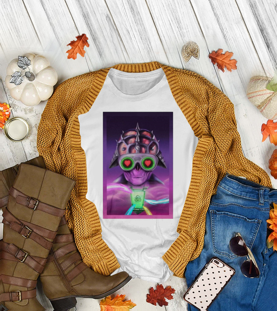 Coheed And Cambria The Father of Make Believe New Album Visionary Techno Skull T-Shirt