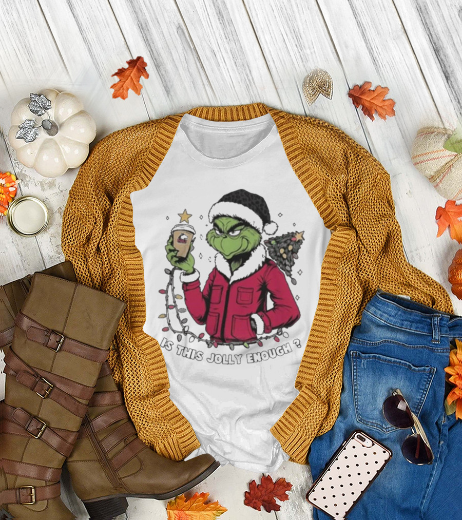 Northern Illinois Huskies Grinch Is This Jolly Enough Merry Christmas T-Shirt
