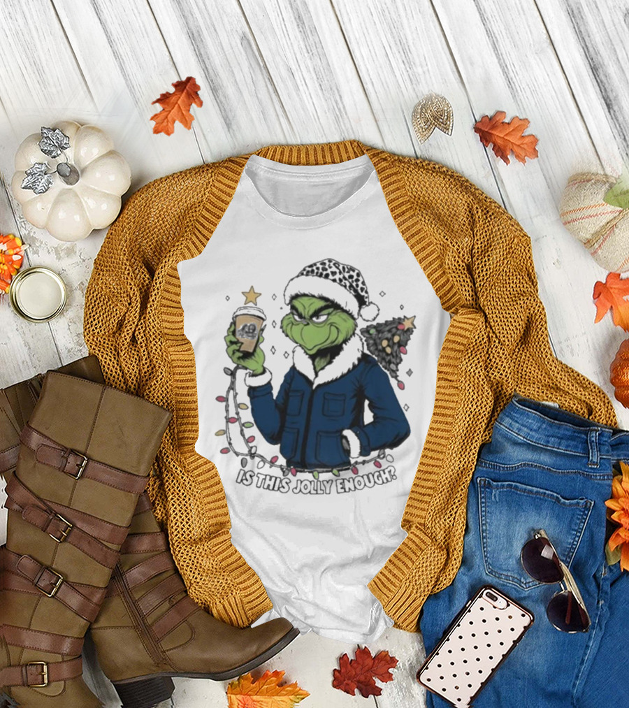 Old Dominion Monarchs Santa Grinch Christmas Is This Jolly Enough T-Shirt