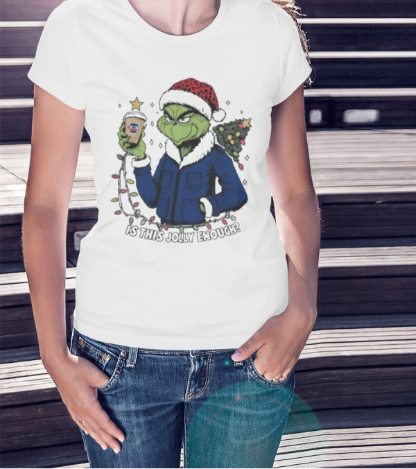 Philadelphia Phillies Grinch Is This Jolly Enough Merry Christmas T-Shirt