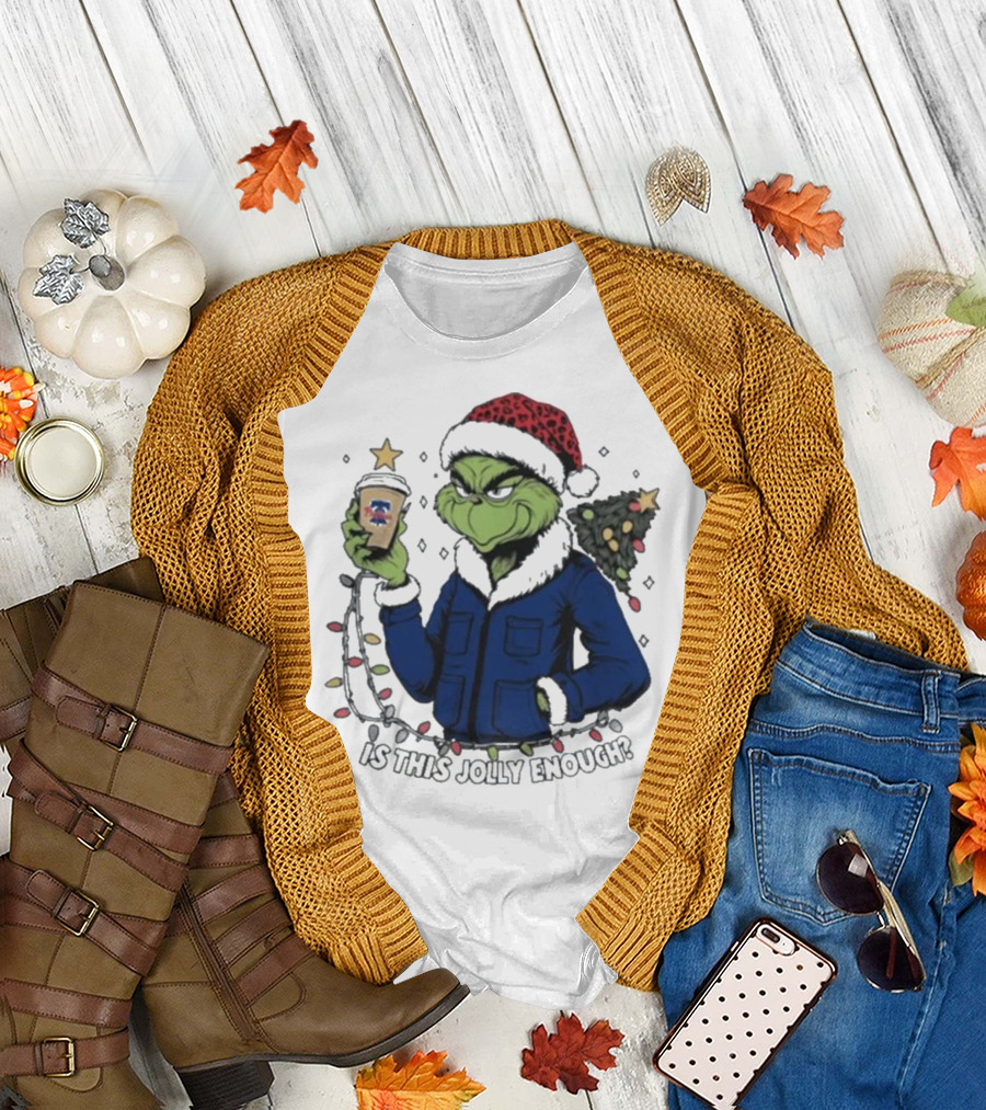 Philadelphia Phillies Grinch Is This Jolly Enough Merry Christmas T-Shirt
