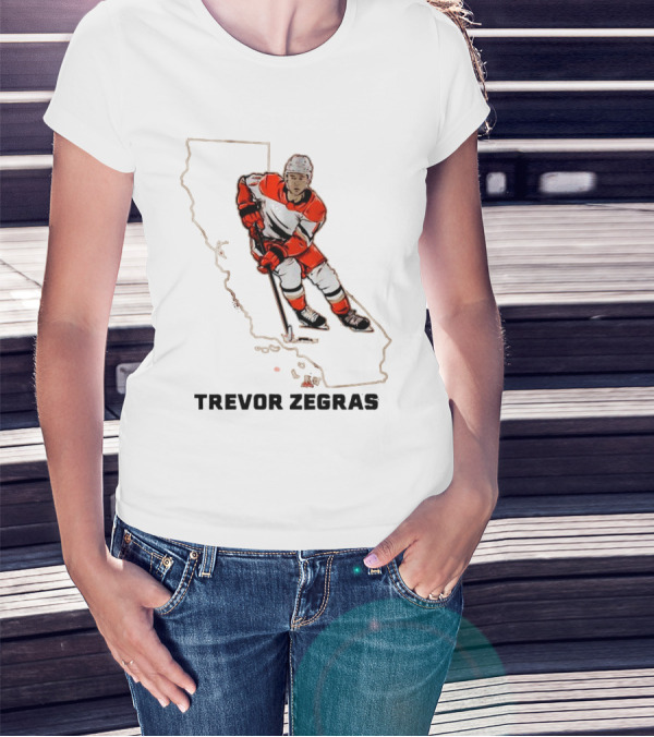 Trevor Zegras California Hockey Player T-Shirt