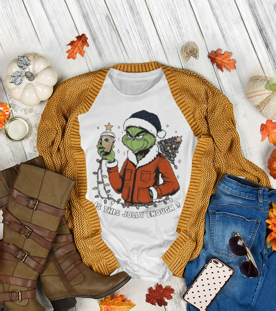 UTSA Roadrunners Santa Grinch Is This Jolly Enough Merry Christmas T-Shirt