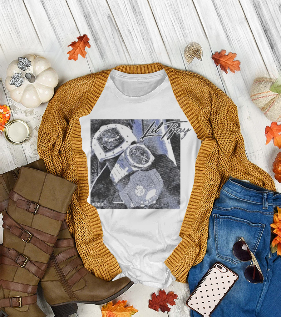 Lil Tjay Took A While Album Cover Watches T-Shirt