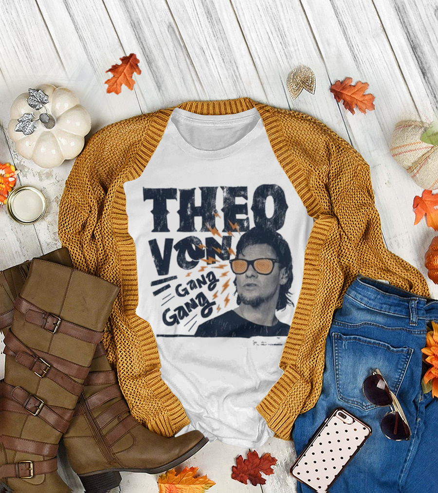Theo Von Gang Gang Hypno Ivory Sunglasses T-Shirt