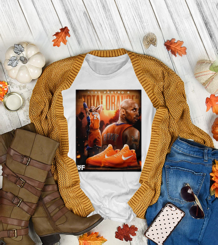 Kobe Bryant Protro 6 Total Orange Set Fall 2025 NBA T-Shirt