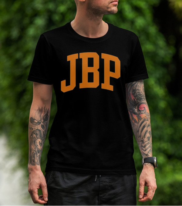 JBP Cobalt Orange Block Letters T-Shirt
