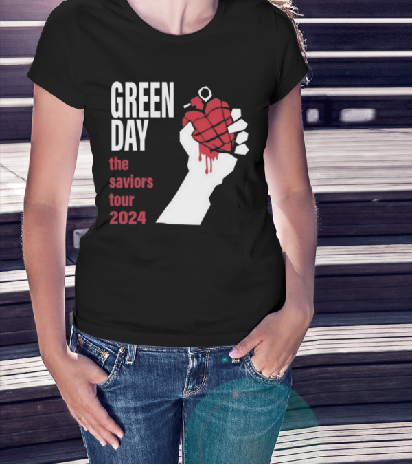 Green Day The Saviors Tour T-Shirt