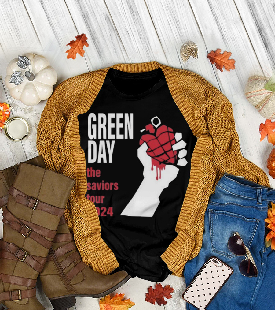 Green Day The Saviors Tour T-Shirt