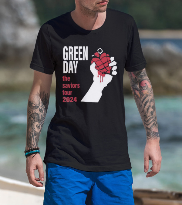 Green Day The Saviors Tour T-Shirt