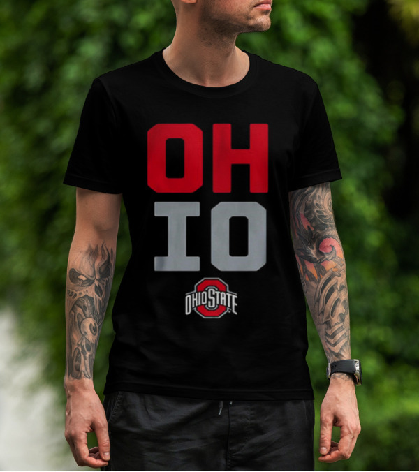 Ohio State OH-IO Slogan With Ohio State University T-Shirt