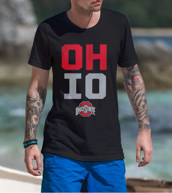 Ohio State OH-IO Slogan With Ohio State University T-Shirt
