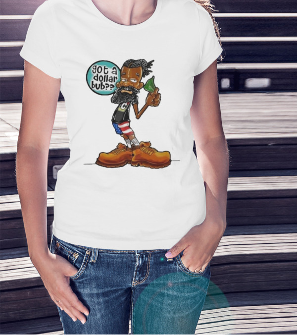 Damon Darling Got A Dollar Bub Character With Funky Style And Patriotic Colors T-Shirt