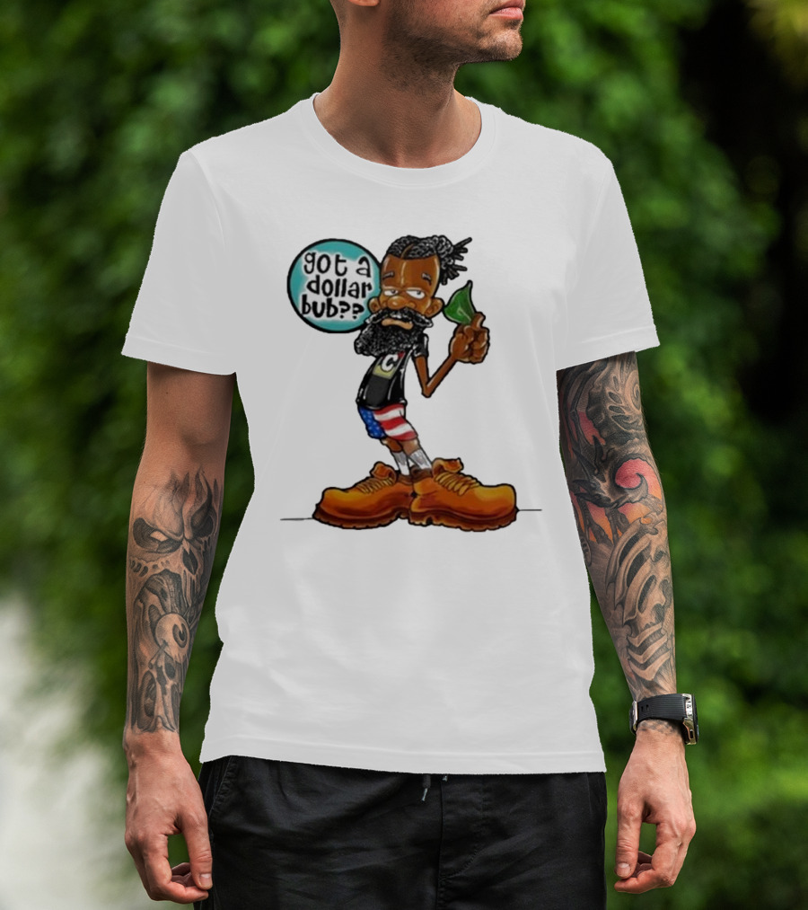 Damon Darling Got A Dollar Bub Character With Funky Style And Patriotic Colors T-Shirt