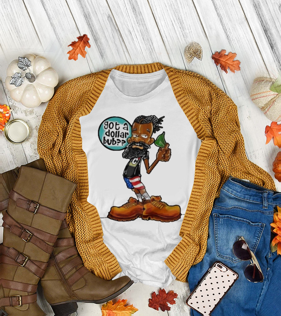 Damon Darling Got A Dollar Bub Character With Funky Style And Patriotic Colors T-Shirt