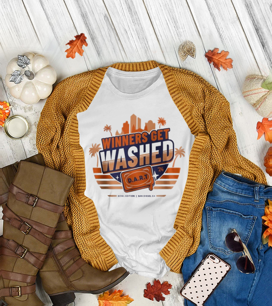 Winners Get Washed D.A.R.T Bowl Edition San Diego CA T-Shirt