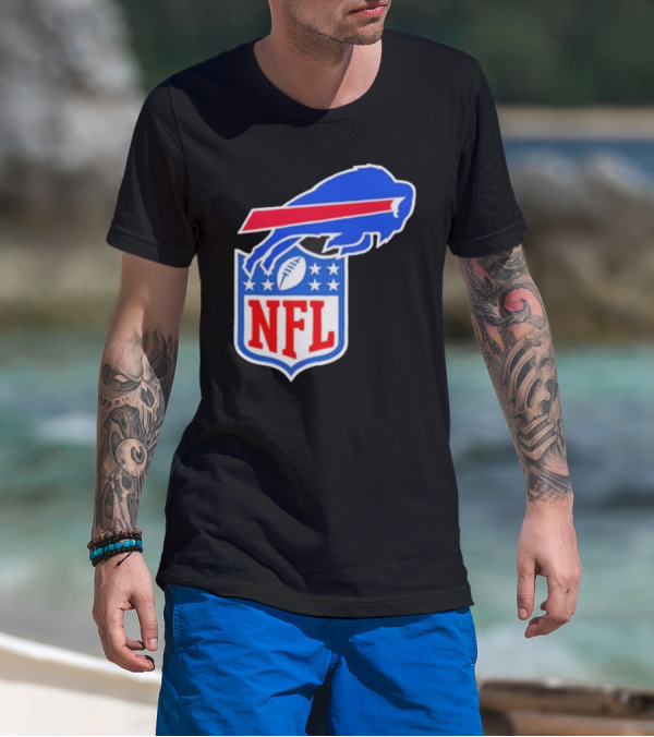 Buffalo Bills NFL Football Fusion Mark T-Shirt