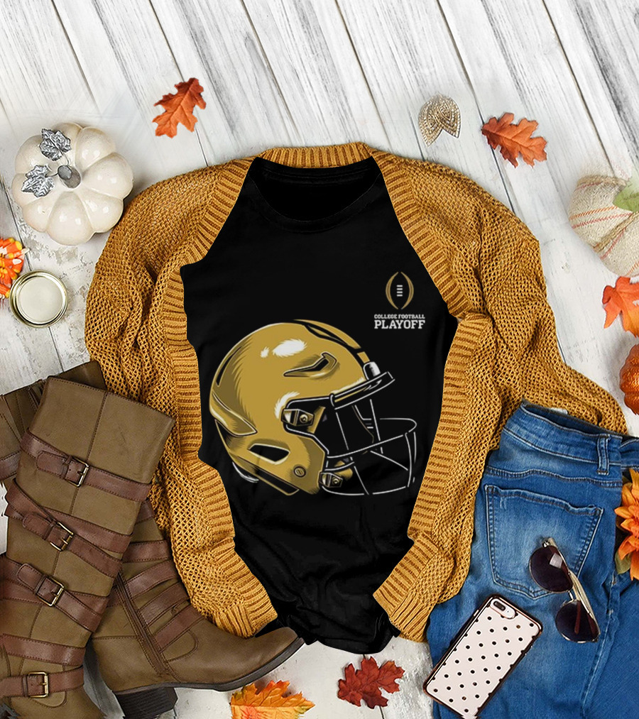 College Football Playoff Notre Dame Helmet 2025 T-Shirt