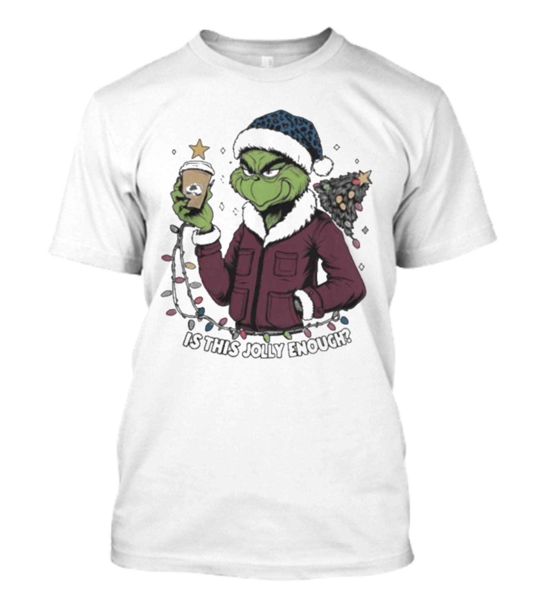 Colorado Avalanche Grinch Is This Jolly Enough Merry Christmas T-Shirt