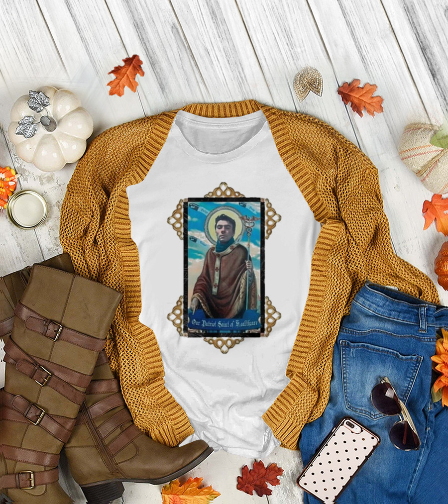 Toy De Jour Luigi Mangione Our Patriot Saint Of Healthcare Framed Image T-Shirt
