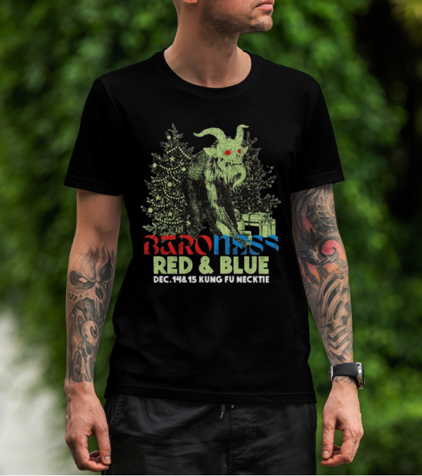 Baroness Red And Blue Dec. 14 And 15 Kung Fu Necktie T-Shirt