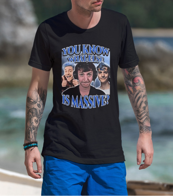 You Know What Else Is Massive Ninja Meme Low Taper Fade T-Shirt