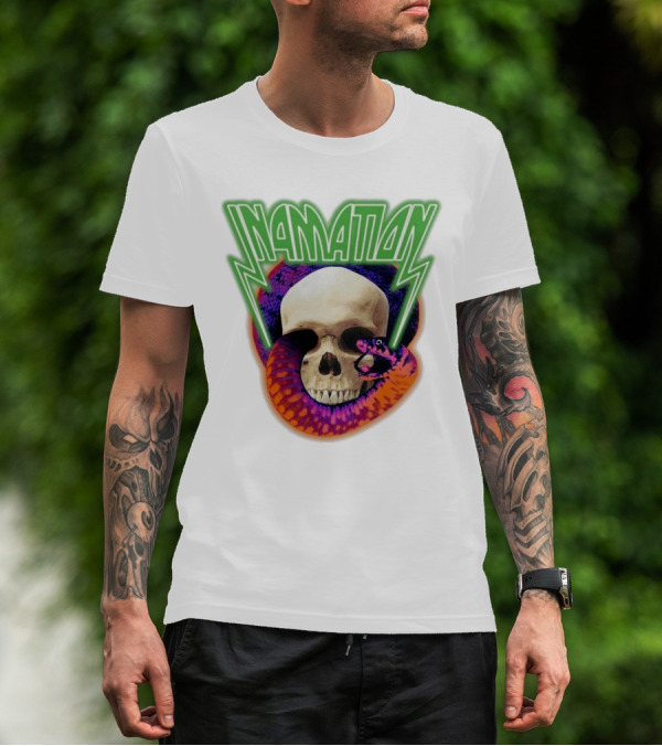 In4mation Skull Snake Iconic T-Shirt