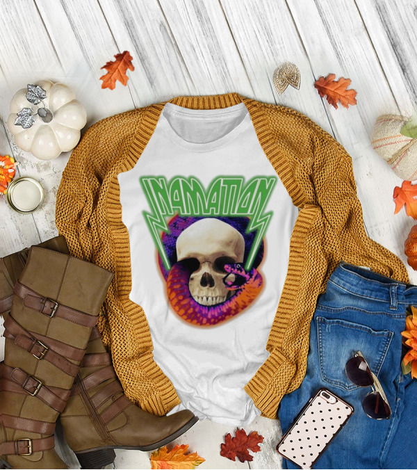 In4mation Skull Snake Iconic T-Shirt