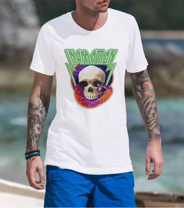 In4mation Skull Snake Iconic T-Shirt