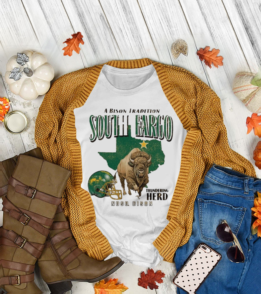 NDSU Bison Thundering Herd A Bison Tradition South Fargo T-Shirt