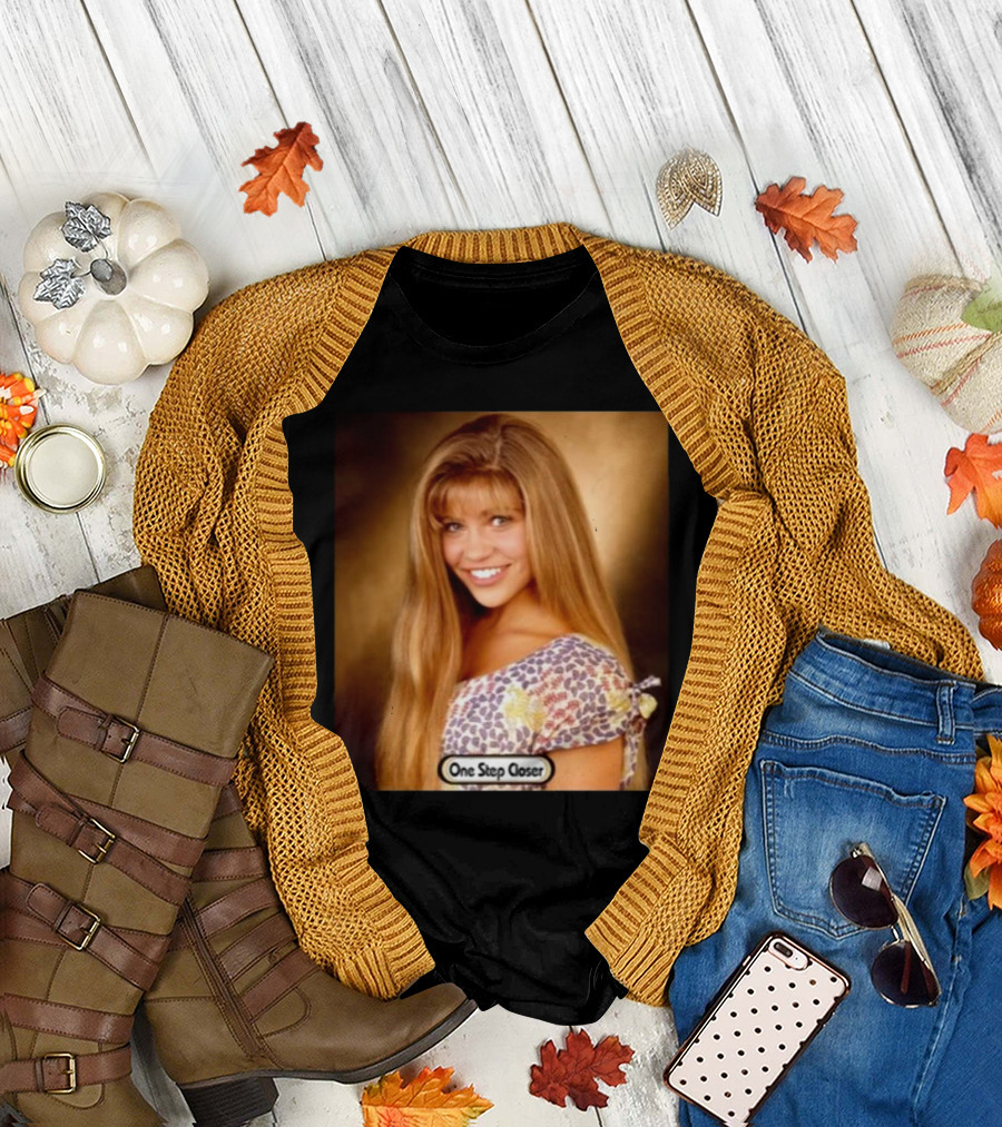 One Step Closer Danielle Fishel Long Hair Floral Dress 90s Nostalgia T-Shirt