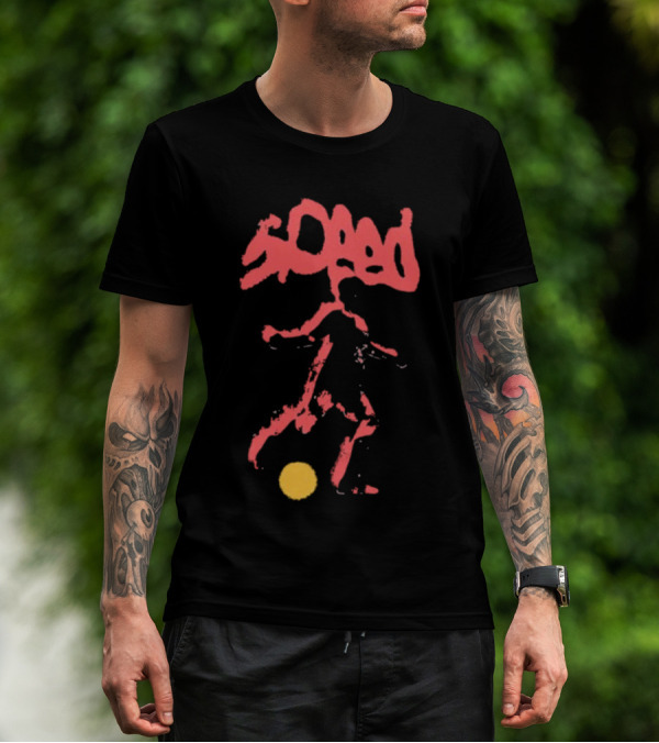 IShowSpeed Soccer Silhouette With Ball Warp T-Shirt