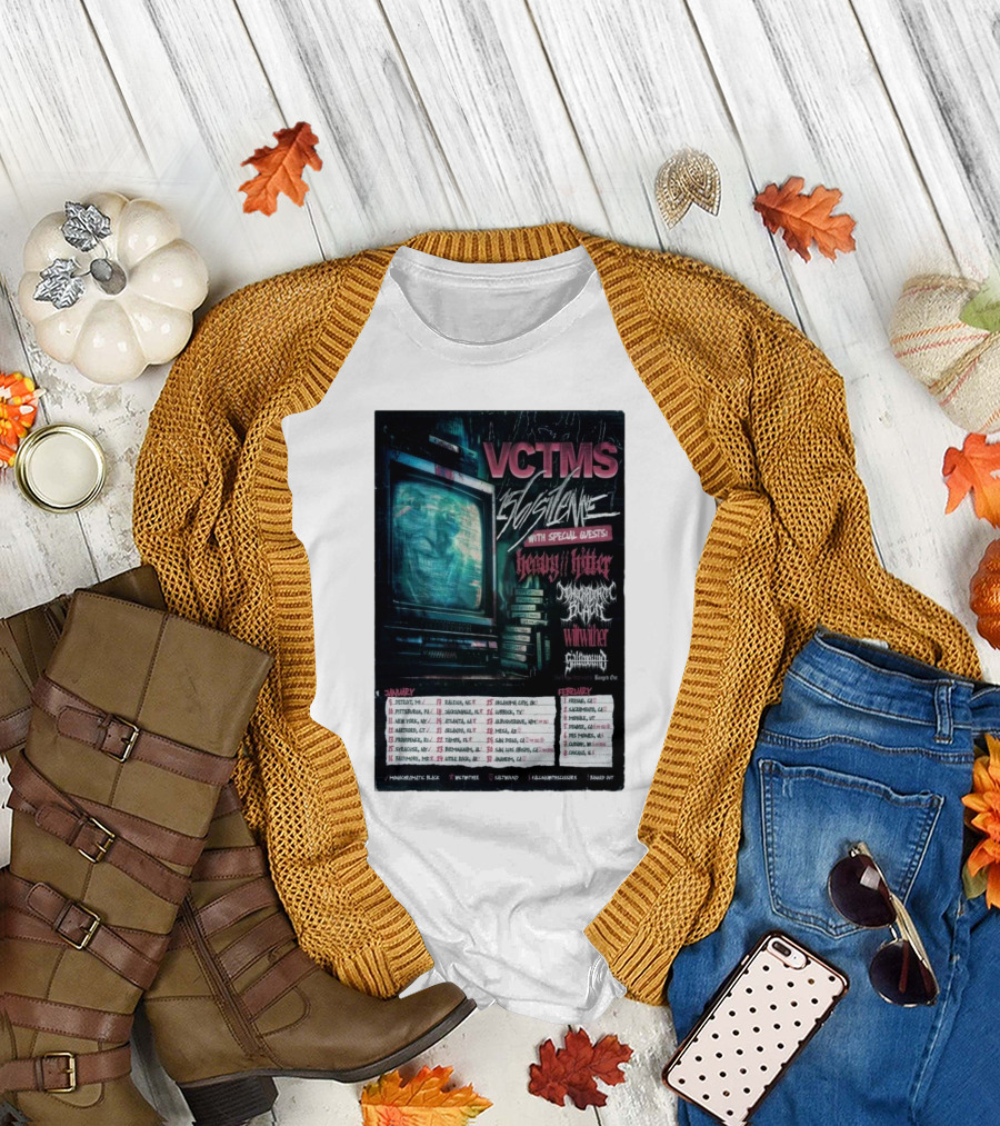 VCTMS 156 Silence Heavy Hitter Winter 2025 US Tour Dates and Cities T-Shirt