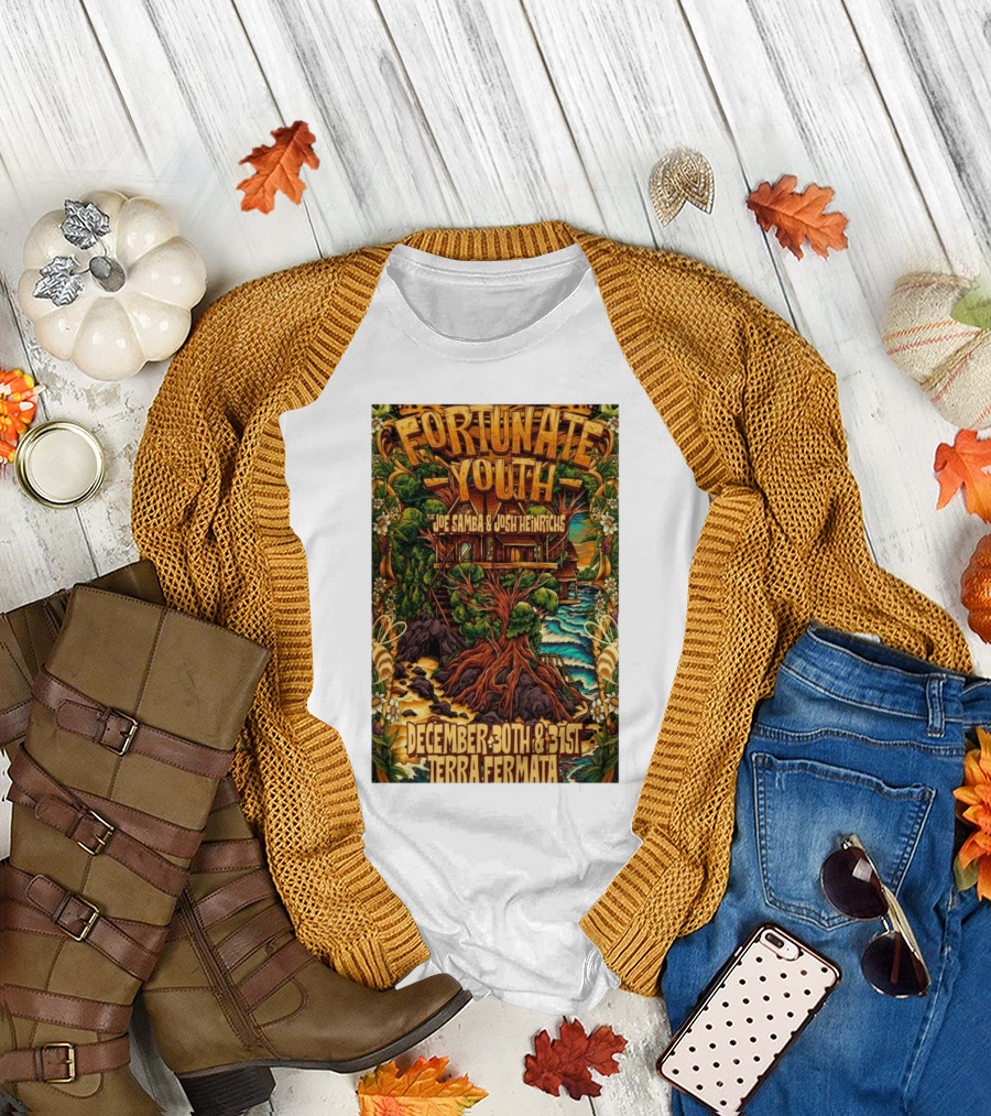 Fortunate Youth with Joe Samba and Josh Heinrichs at Terra Fermata December 30th and 31st T-Shirt