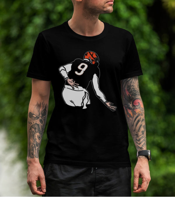 Joe Griddy Joe Burrow Number 9 Cincinnati Bengals Football T-Shirt