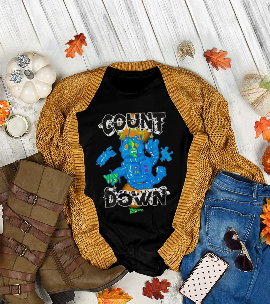 Countdown Robot 2024 Insomniac Disguised Lineup T-Shirt