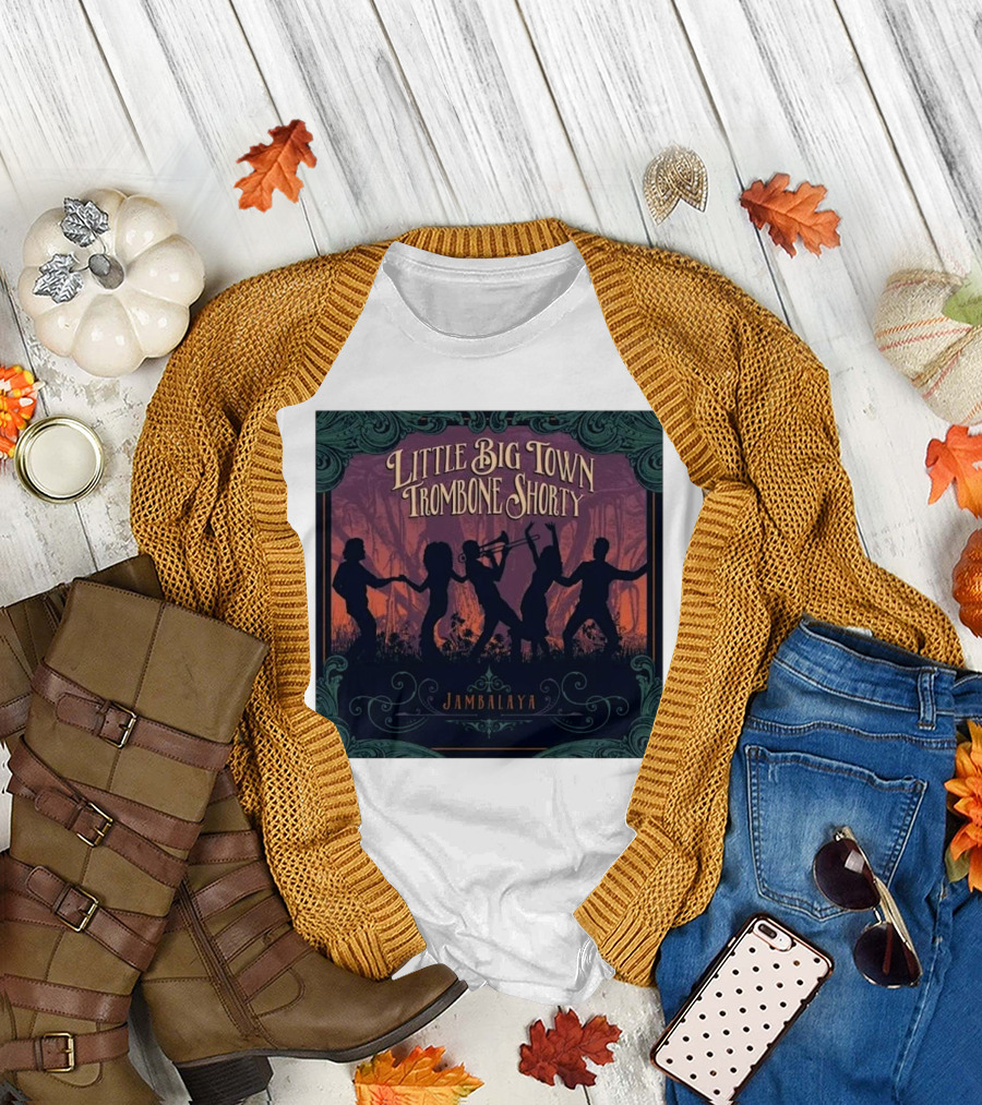Little Big Town Trombone Shorty Jambalaya Silhouettes 2025 T-Shirt