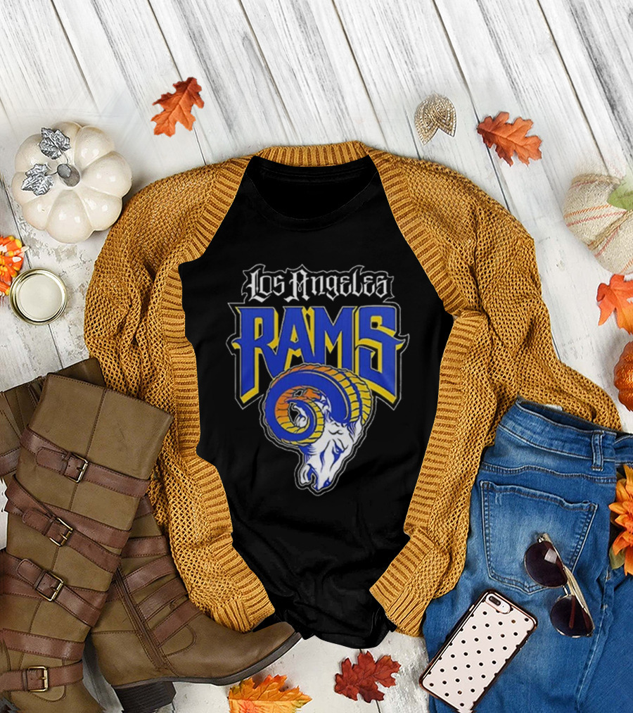 Los Angeles Rams Logo Ram Head Vamos Fans T-Shirt