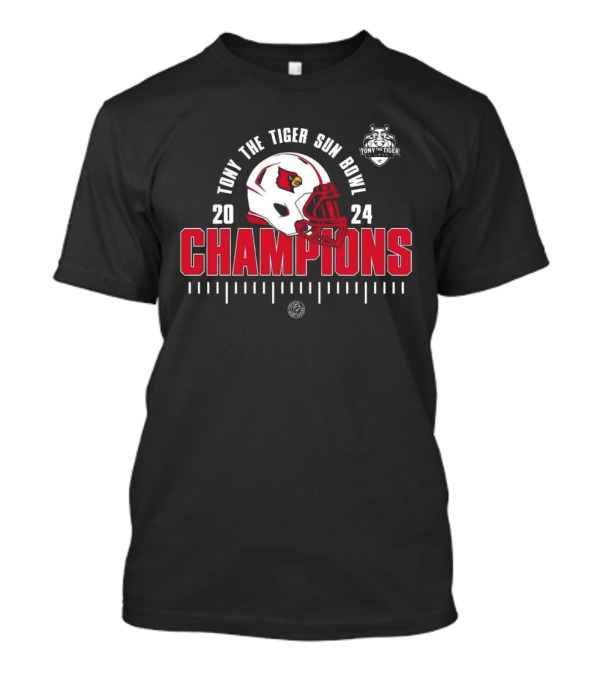 Louisville Cardinals 2024 Tony The Tiger Sun Bowl Champions T-Shirt