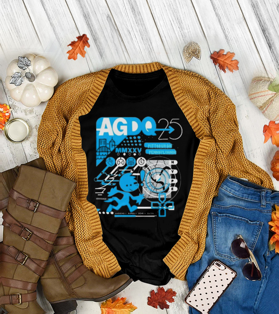 AGDQ 25 Pittsburgh Pennsylvania MMXXV Hype Speed Run Event T-Shirt