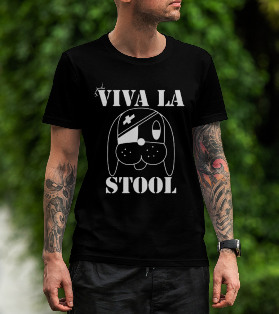 Viva La Stool Pirate Dog T-Shirt